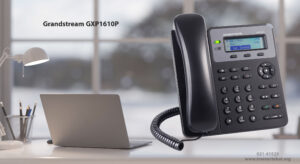 گوشی گرنداستریم مدل GXP1610P 1 در تصویر گوشی گرنداستریم GXP1610P را با قابلیت POE مشاهده مینمایید