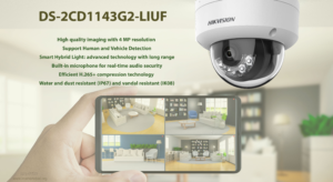 دوربین مداربسته هایک ویژن مدل DS-2CD1143G2-LIUF 1 در این تصویر شاهد دوربین مداربسته هایک ویژن مدل DS-2CD1143G2-LIUF در رنگ سفید می باشید