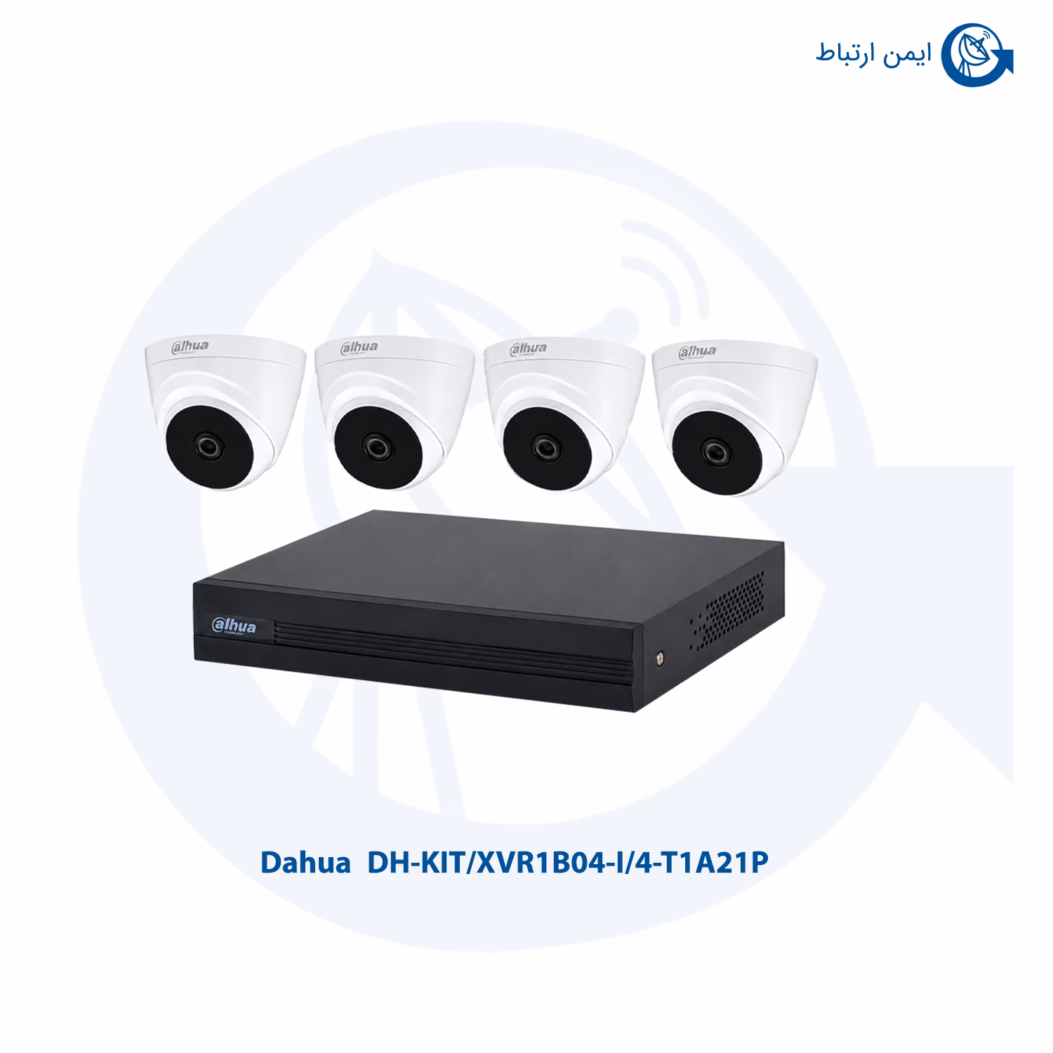 پک دوربین مداربسته داهوا مدل DH-KIT/XVR1B04-I/4-T1A21P پک دوربین مداربسته داهوا مدل DH-KIT/XVR1B04-I/4-T1A21P