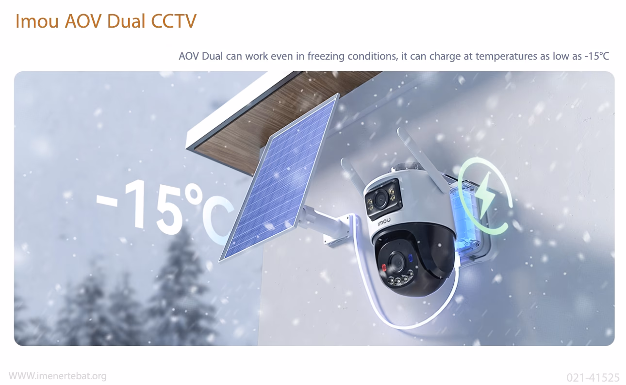 دوربین مداربسته آیمو مدل AOV Dual 3 دوربین مداربسته آیمو مدل AOV Dual با عملکرد عالی در شرایط سخت دمایی